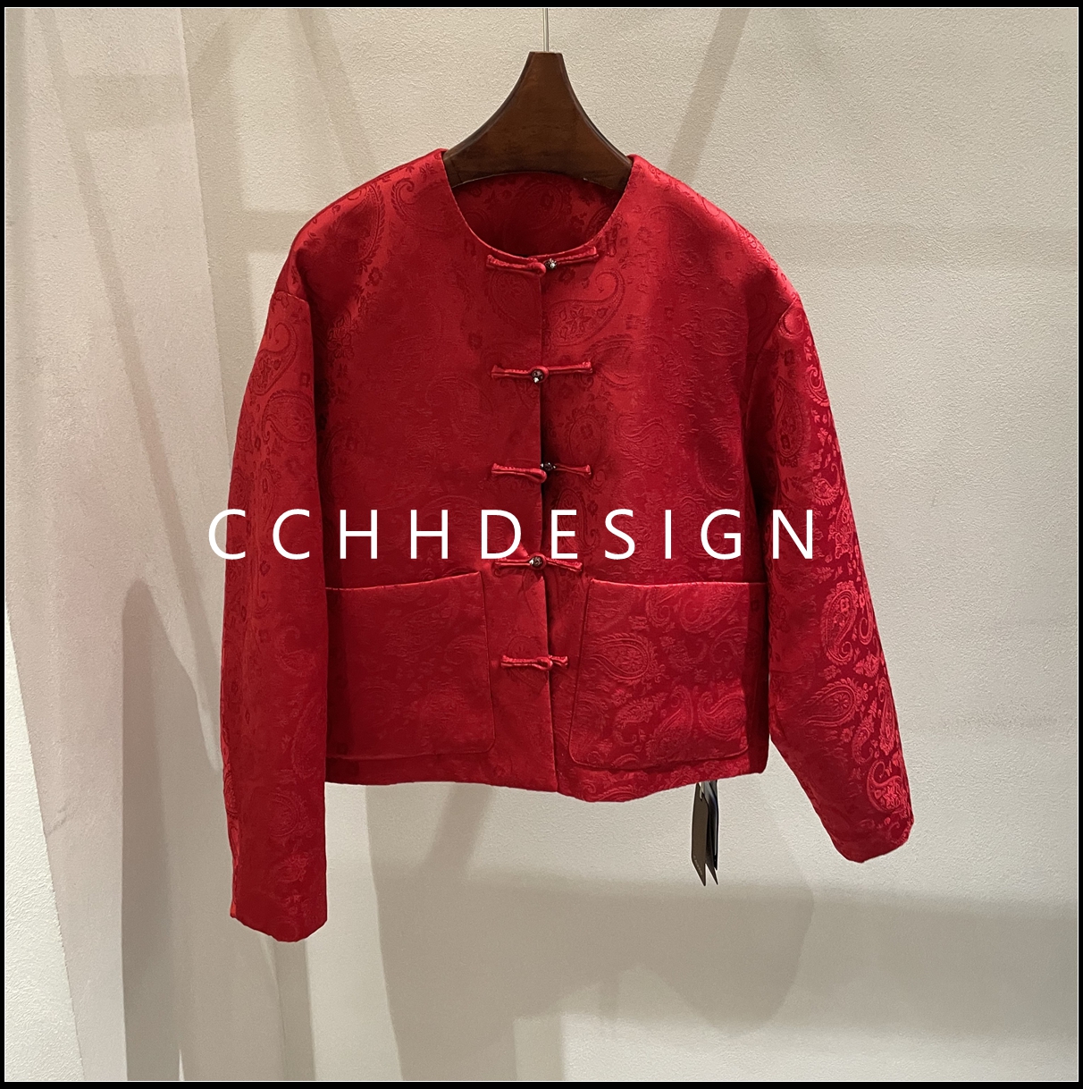 欧洲站女装2025冬季新款新中式国风复古盘扣百搭气质时尚圆领外套