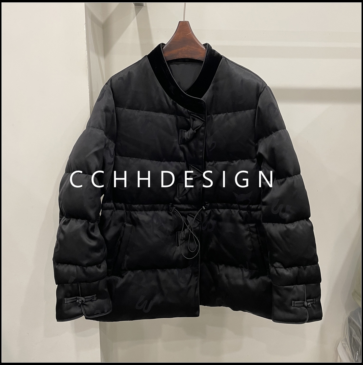 欧洲站女装2025冬季新款圆领百搭拼色设计感拼接翻领宽松长袖外套