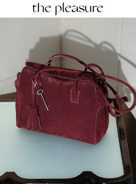 the pleasure【节日礼物】书卷包新品牛皮高智感知识分子单肩女包