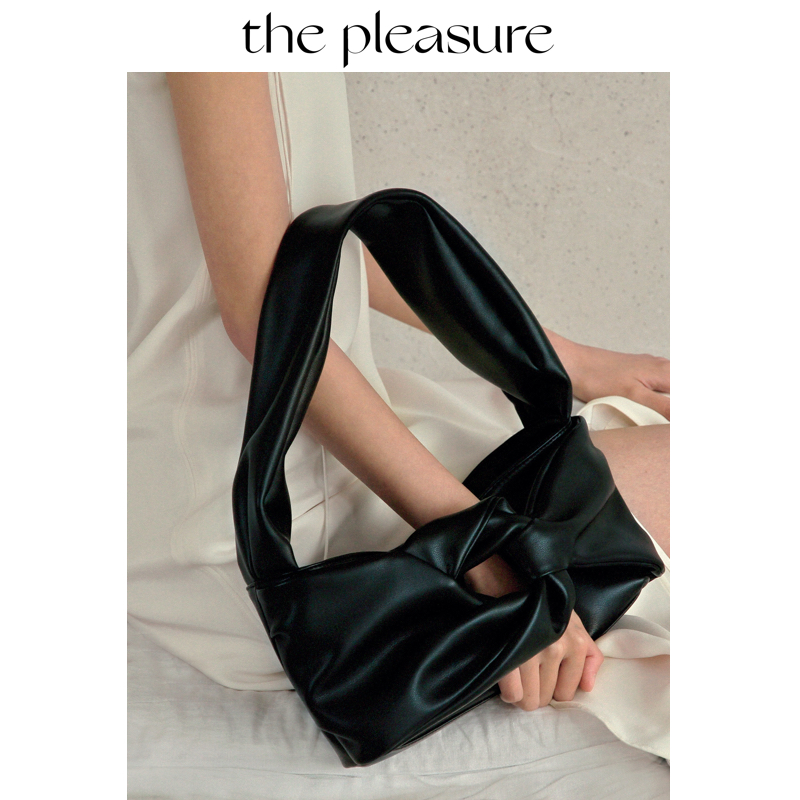 tp原创褶皱纽结单肩包