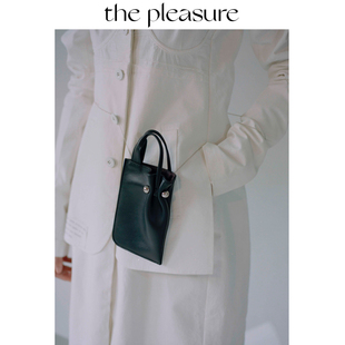 thepleasure软雕塑系列牛皮手机包皮套链条迷你包女原创质感