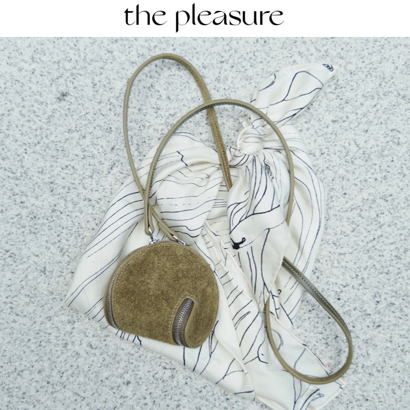 the pleasure种子零钱包头层牛皮mini百搭小包耳机包新款