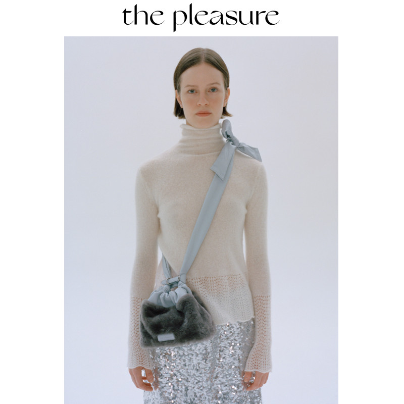 thepleasure双肩包斜挎包毛毛包