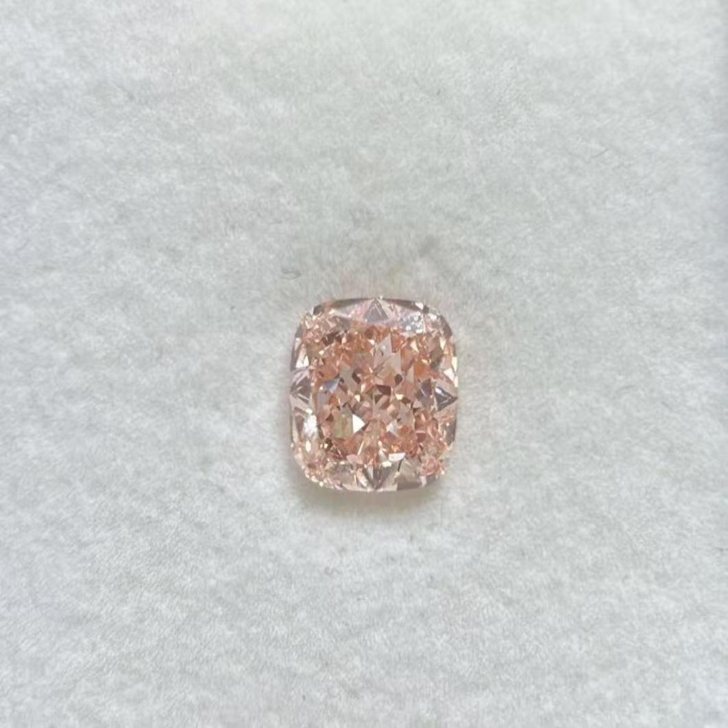 IGI培育钻石 3.01克拉粉钻fancy pink 实验室钻石 可定制钻戒婚戒