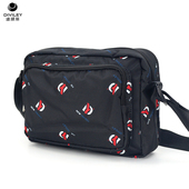 女男轻便横款 威豹 迪威丽休闲单肩包韩版 斜挎包大容量百搭斜背包