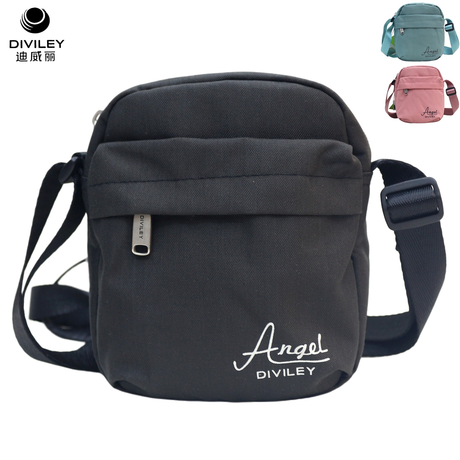 威豹-迪威丽休闲斜挎包迷你单肩小包女男休闲百搭手机包轻便挎包