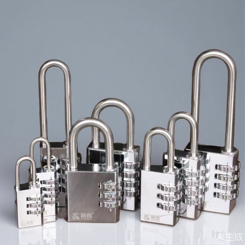 304不锈钢密码挂锁防水大门锁头
