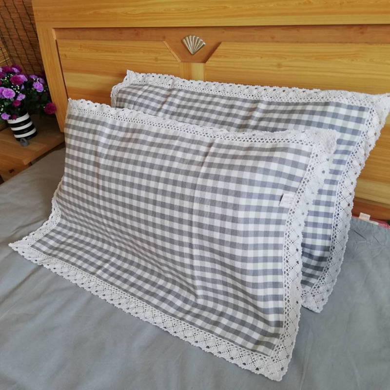 老粗布蕾丝花边纯棉加厚透气