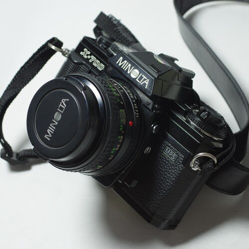 美能达X700带50/1.4镜头胶卷相机