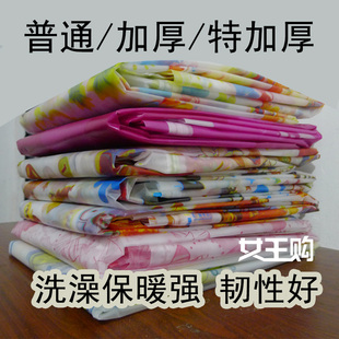 EVA塑料浴帐浴罩加厚/特加厚普通卡通可爱洗澡帐子浴室帘防水保温