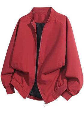 新款男女同款百搭时尚春秋休闲飞行员夹克韩版高街纯色工装夹克