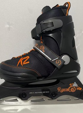 全新正品高端软靴设计美国进口K2 RAIDER PRO可调男孩成人冰刀鞋