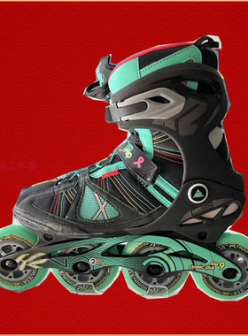 美国进口K2 VO2 90 PRO 训练女款休闲健身舒适专业比赛正品轮滑鞋