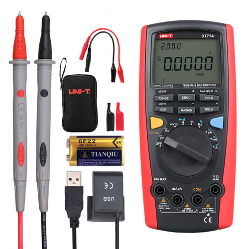 优利德（UNI-T）UT71A/B/C/D/E智能型数字万用表四位半高精度电表
