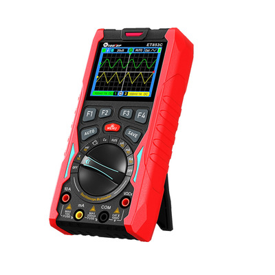 TOOLTOP双通道示波器ET853C 带宽70MHz19999万用表信号发生器三合