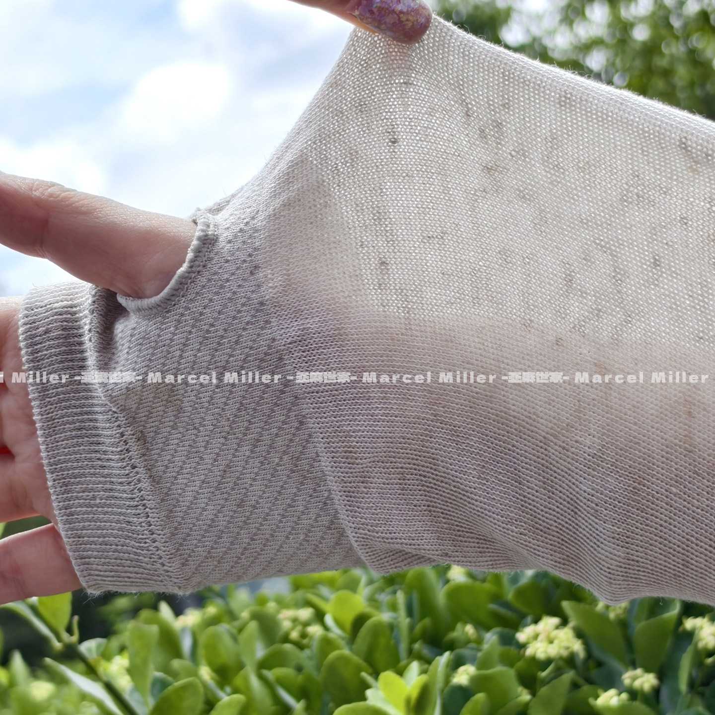 汉麻棉麻黄金配比 第三代防晒袖套柔软亲肤 通勤自驾户外透气清爽