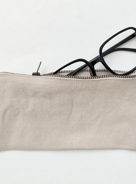 frank glass case 100%亚麻 眼镜收纳袋 高大上亚麻眼镜收纳袋