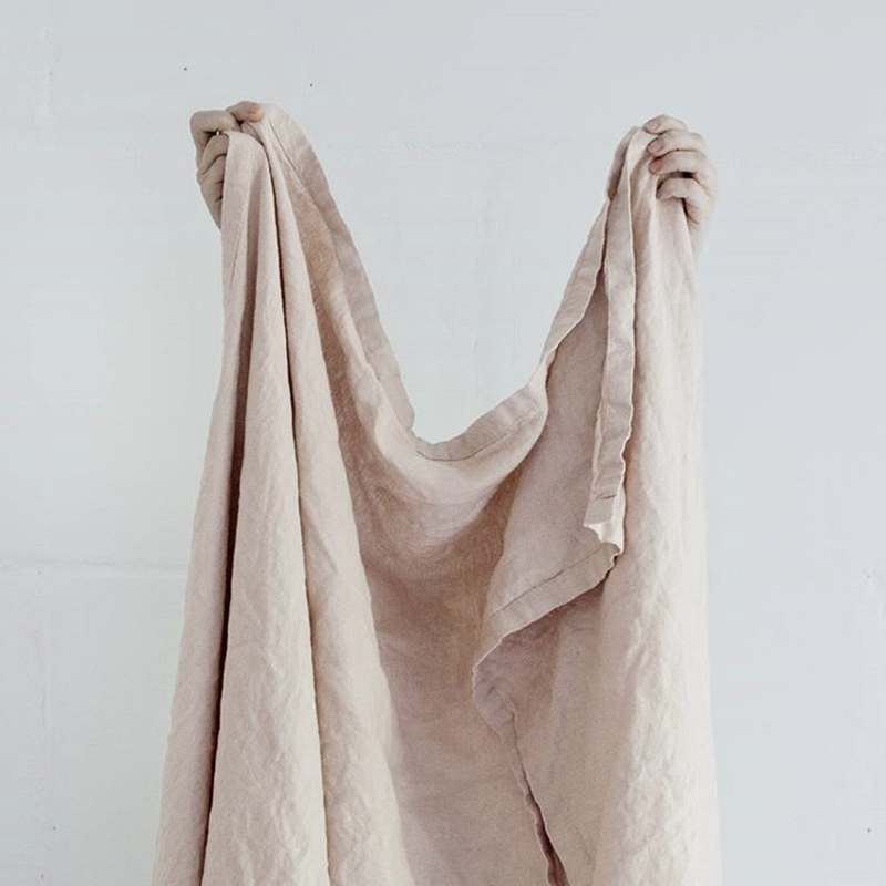 外贸100%汉麻做旧颜色透气床单