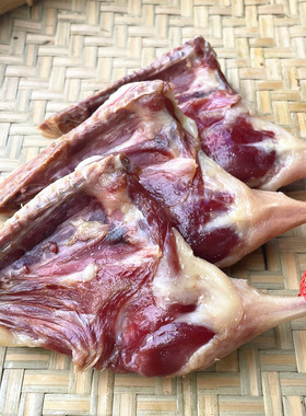江西腊鸭腿3只600g 传统手工自制腌制风干 特产咸鸭腿 咸鸭肉腊味