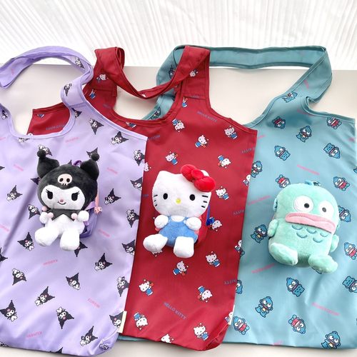 公仔购物袋折叠环保袋超市购物袋