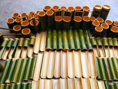 幼儿园儿童户外沙水池玩水区玩具工具套装 沙子器材竹制品戏水玩具