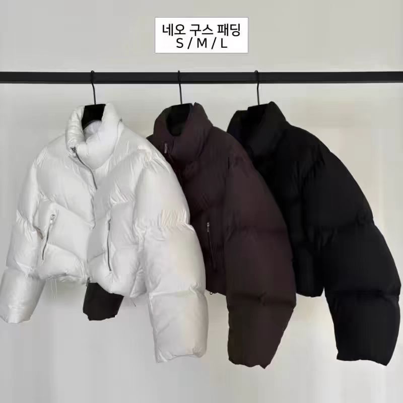 BLOSSOM短款立领鹅绒服