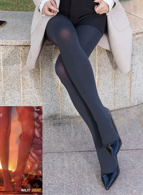 西班牙进口CdR Heat 150D大码加厚保暖自发热冬季红色连裤丝袜