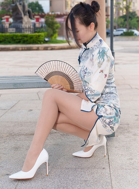 波兰进口Marilyn Silk 30柔软天鹅绒贴身性感丝滑蕾丝腰连裤袜