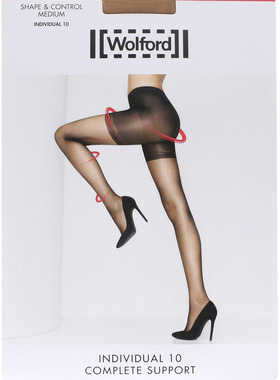 奥地利Wolford individual 10 完全压力细腻柔软连裤丝袜 18935