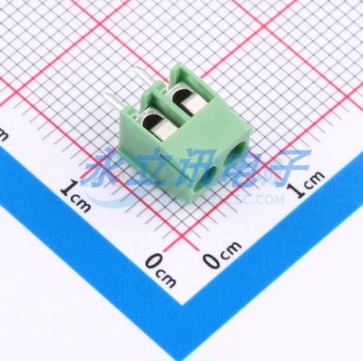 DB301V-3.5-2P-GN-S 螺钉式接线端子 间距3.5mm 直插1*2P/3P 绿色