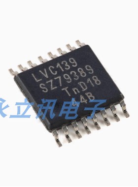 原装正品 74LVC139PW,118 TSSOP-16 双路2至4线解码器/解复用器