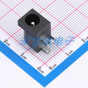 DC-005-A200 DC电源连接器 外径6.4mm 内径2mm 3A 30V 弯插/插件