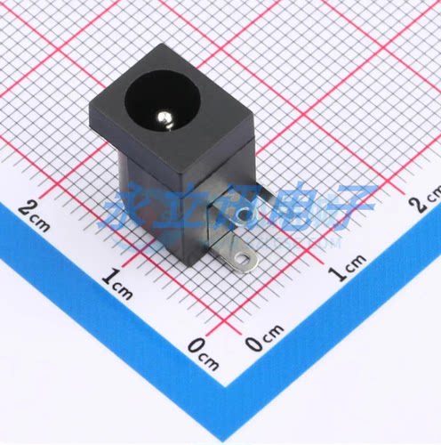 DC-005-A200 DC电源连接器 外径6.4mm 内径2mm 3A 30V 弯插/插件