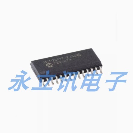 原装正品 贴片 MCP23017T-E/SO SOIC-28 16位I2C I/O扩展器芯片