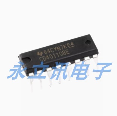 原装正品 直插 CD40110BE DIP-16 译码/锁存/显示驱动器芯片