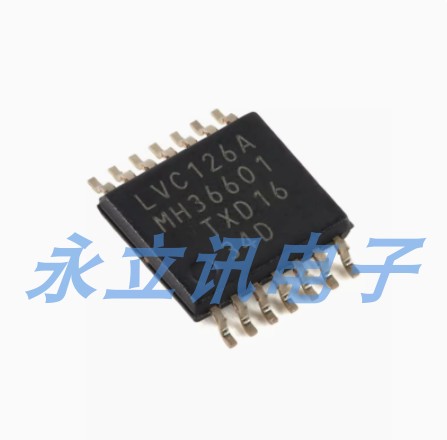全新原装 74LVC126APW TSSOP-14四通道缓冲器/线路驱动器 三态