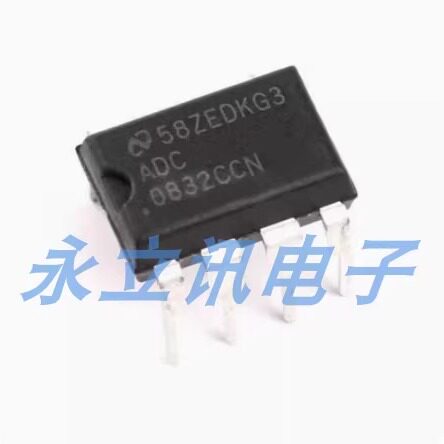 原装正品 直插 ADC0832CCN 芯片 DIP-8 8位模数转换器 31KSPS