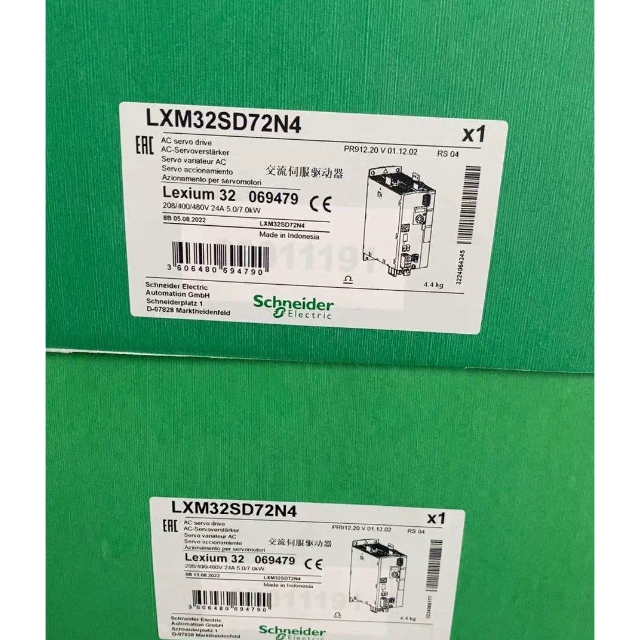 施耐德伺服驱动器LXM32SD72N4 LXM32SD30N4 全新原装 拍前请询价