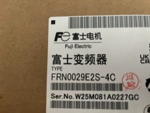 FRN0029E2S 4C富士变频器拍前请询价