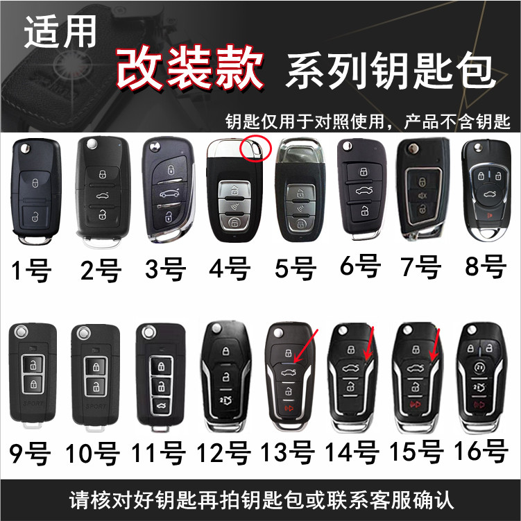 适用后配大师改装钥匙套雄兵DS