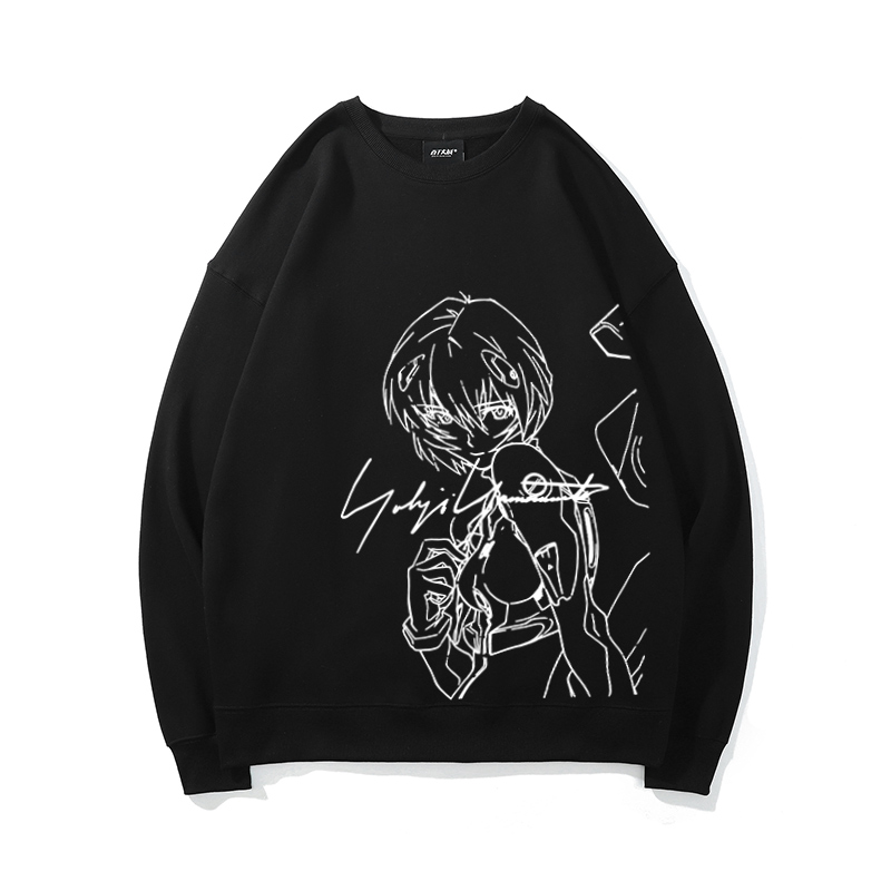 动漫EVA人物线条设计卫衣