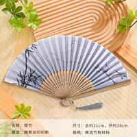 Folding fans, ancient Chinese style, Hanfu, women's cheongsam, dance, children, students, summer portable folding small fans thumbnail 4
