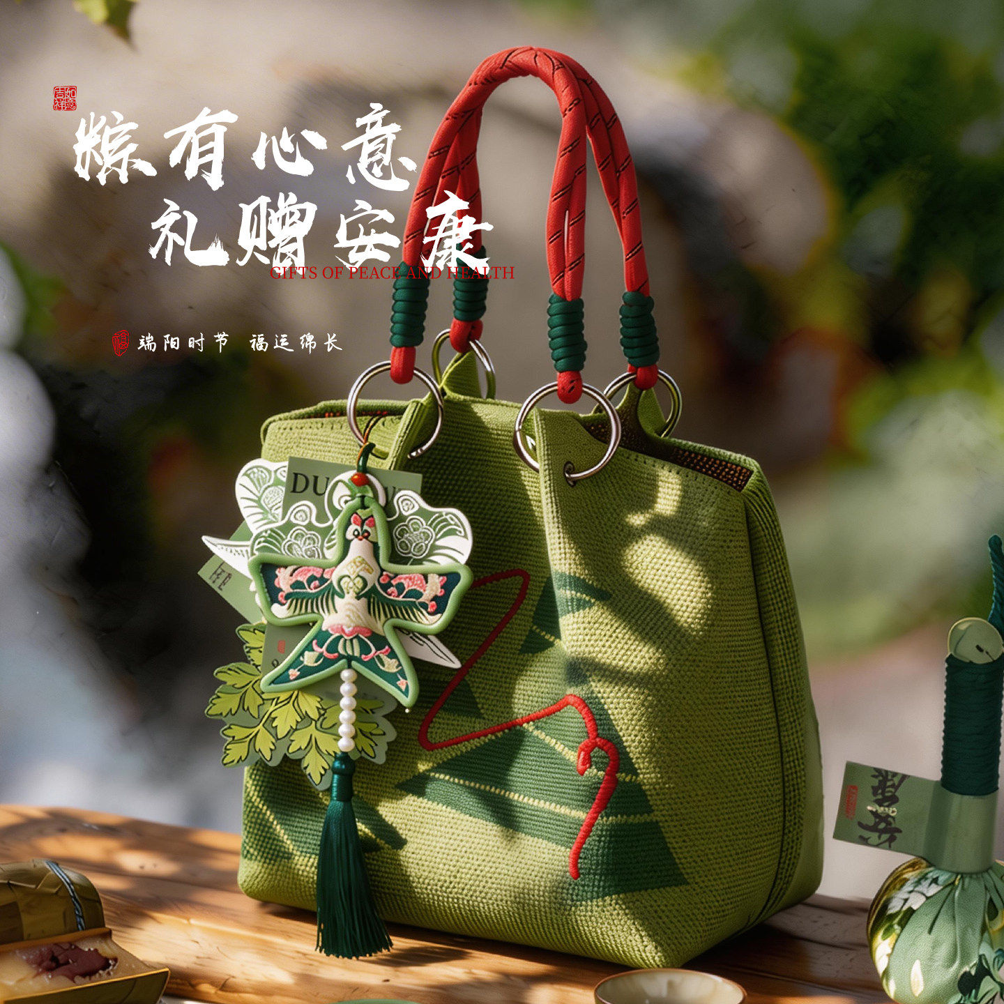 端午节粽子礼盒咸鸭蛋肉粽包装盒