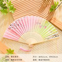 Folding fans, ancient Chinese style, Hanfu, women's cheongsam, dance, children, students, summer portable folding small fans thumbnail 6