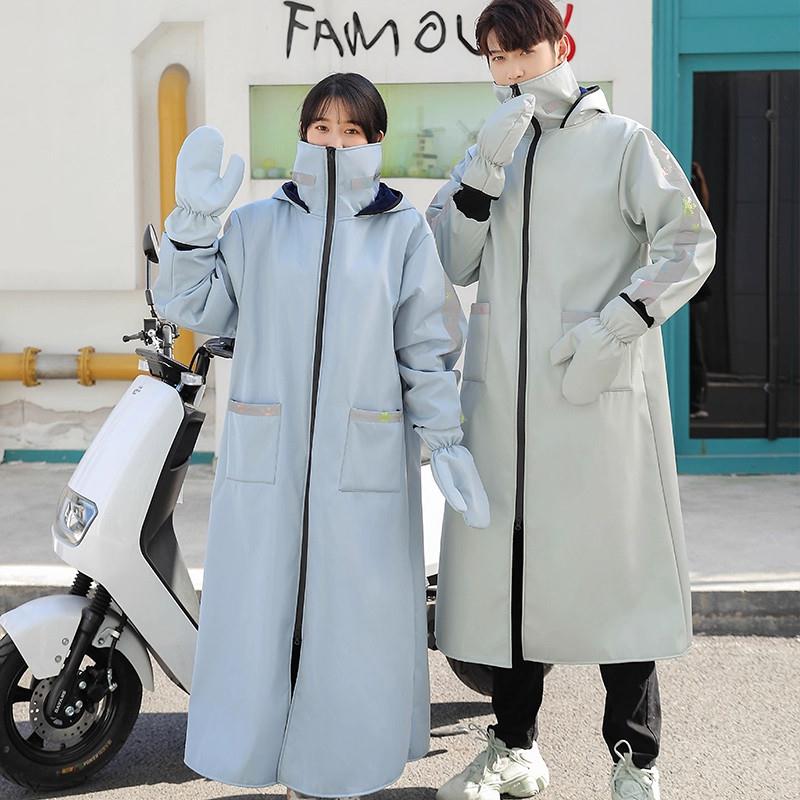 电动车防风衣外套女冬季保暖加绒加厚防雨防寒骑车电瓶车服挡风被