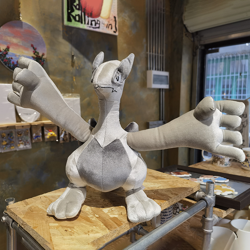 原单小精灵洛奇亚路基亚银鸟金银25周年限定版毛绒玩具公仔玩偶