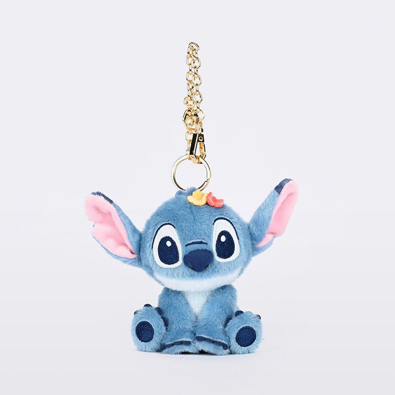 迪士尼正版授权星际宝贝史迪奇毛绒公仔挂件可爱史迪仔安琪钥匙扣