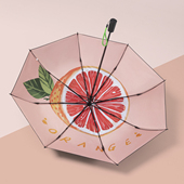 果趣黑胶防晒晴雨两用雨伞男女遮阳伞UFP50