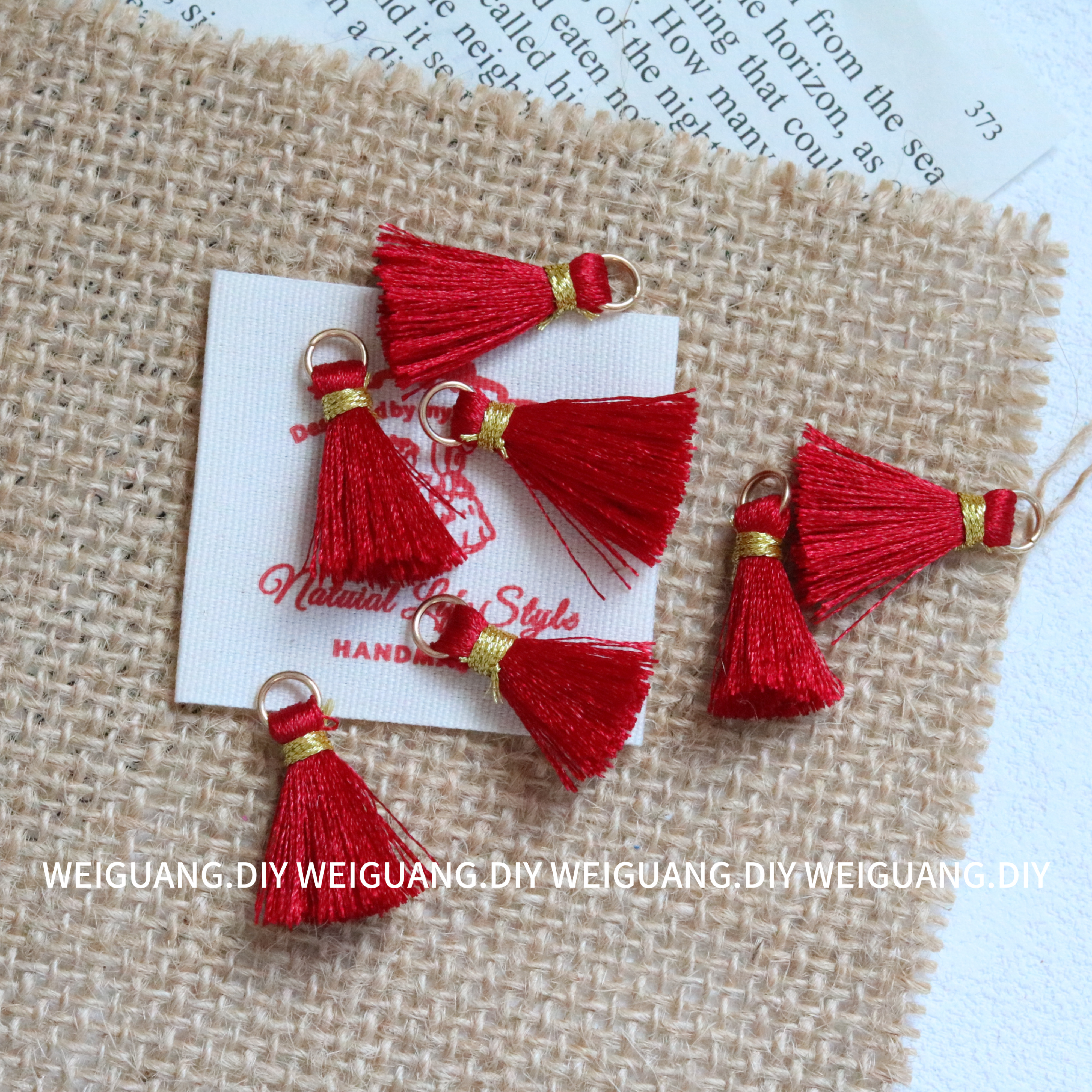 2cm小流苏穗吊坠挂件子DIY配件古风耳环迷你手工带圈发饰材料,饰品/流行首饰/时尚饰品新,其他DIY饰品配件,淘宝优惠券,粉丝福利购,淘宝优惠卷