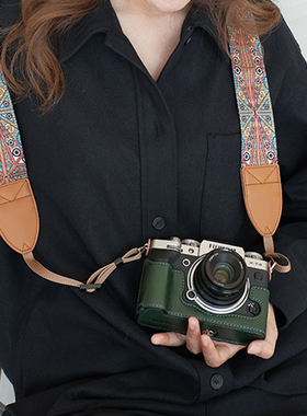 富士xt5相机包保护套xs20xt50xt4皮套xt30三代真皮相机套xh2皮套